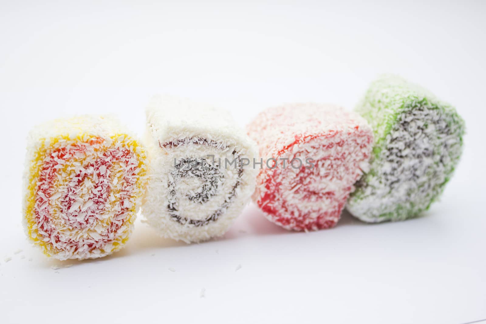 Sweet Turkish delight traditional dessert.