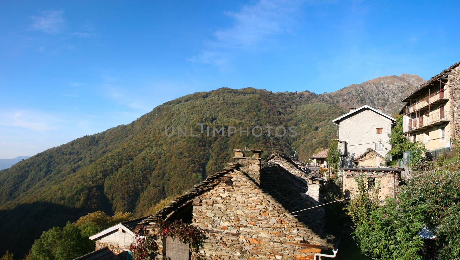 scareno - small village in the mountain of Italy