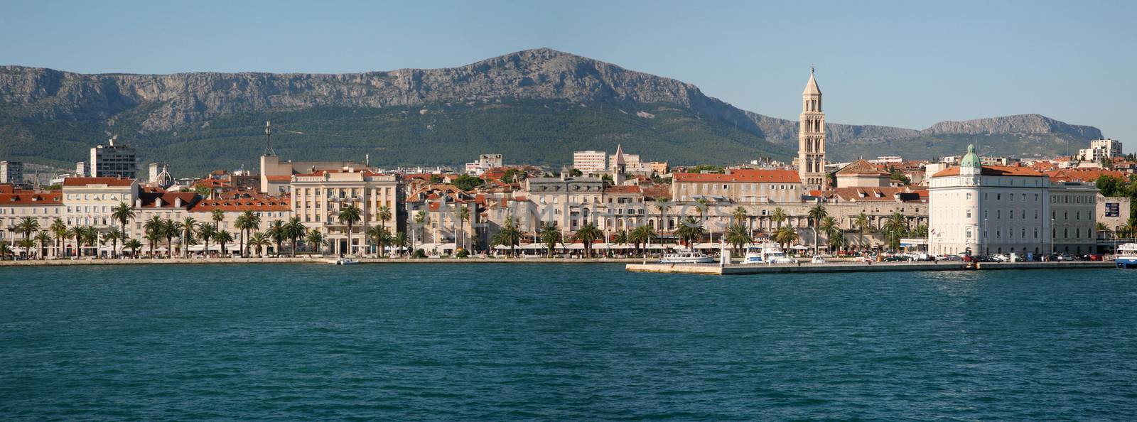 City of Split in Croatia from the shore