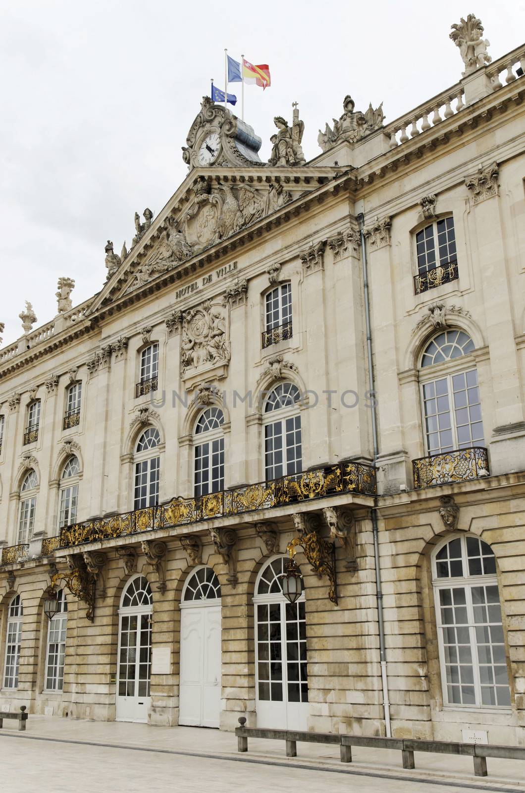 city hall of Nancy, France, european architecture