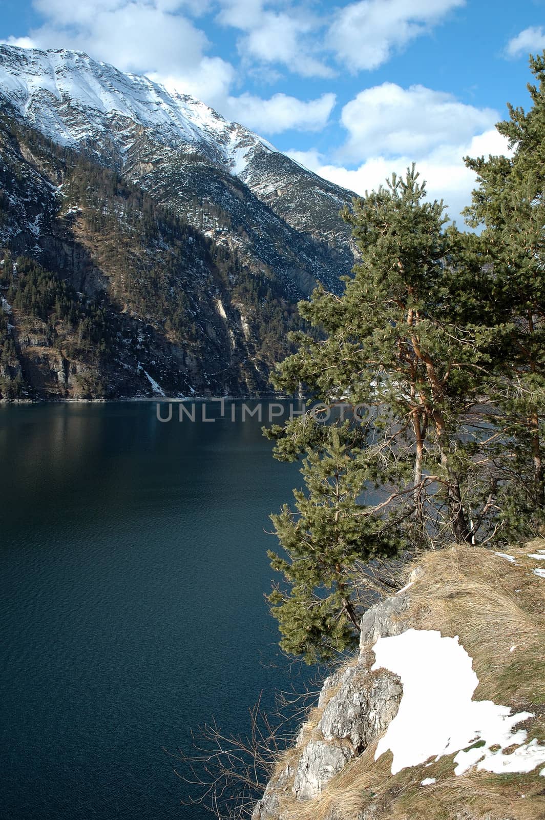 Achensee lake in Alps in Austria by janhetman