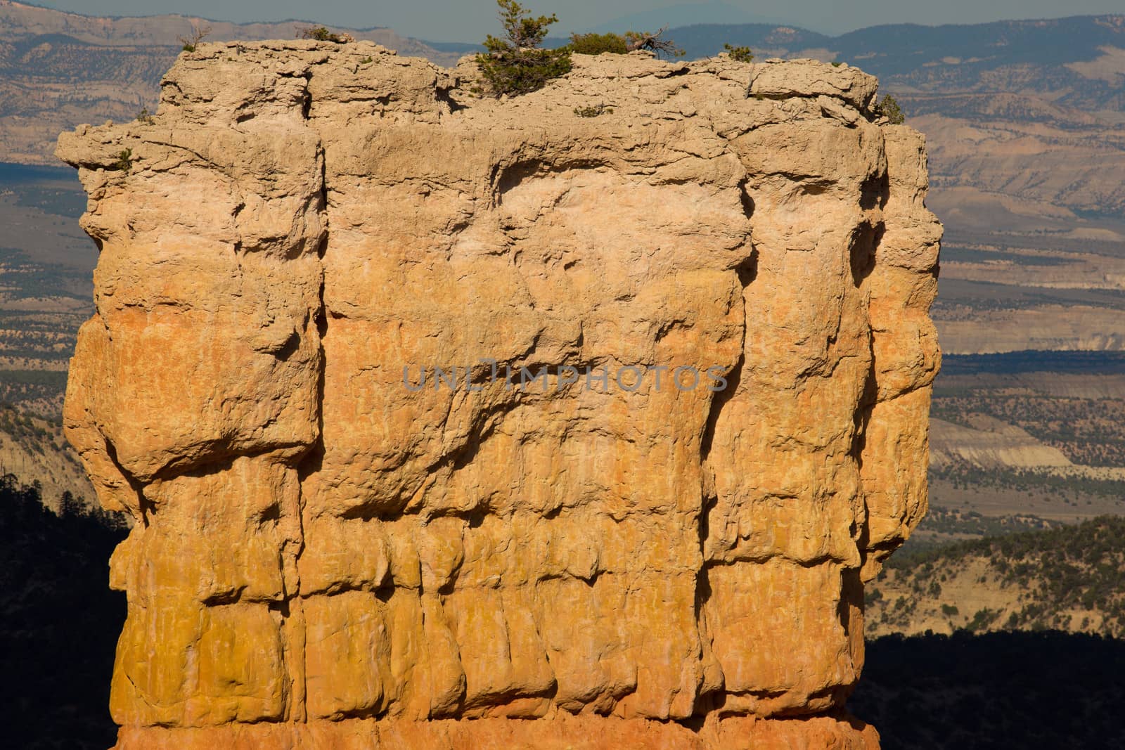 Bryce Canyon closeup of rock formations