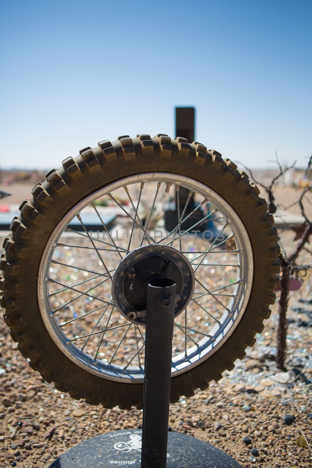 Art installation in the desert of Utah (USA) by watchtheworld