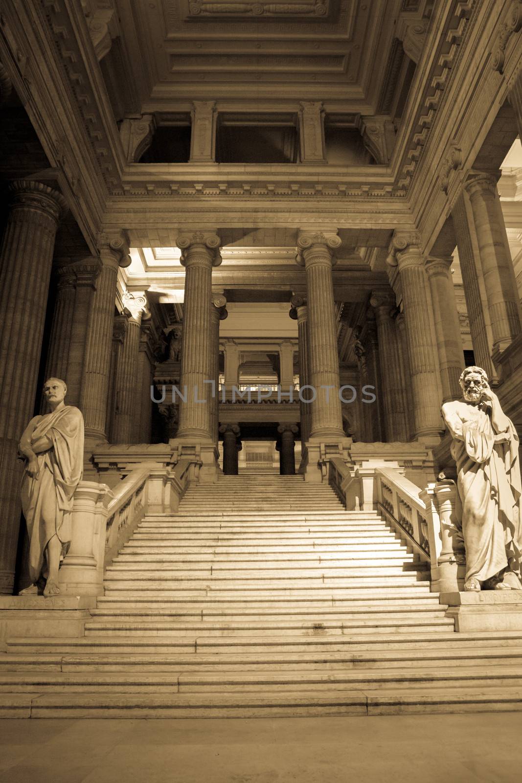 Palais de Justice, national courtroom in Brussels, Belgium.