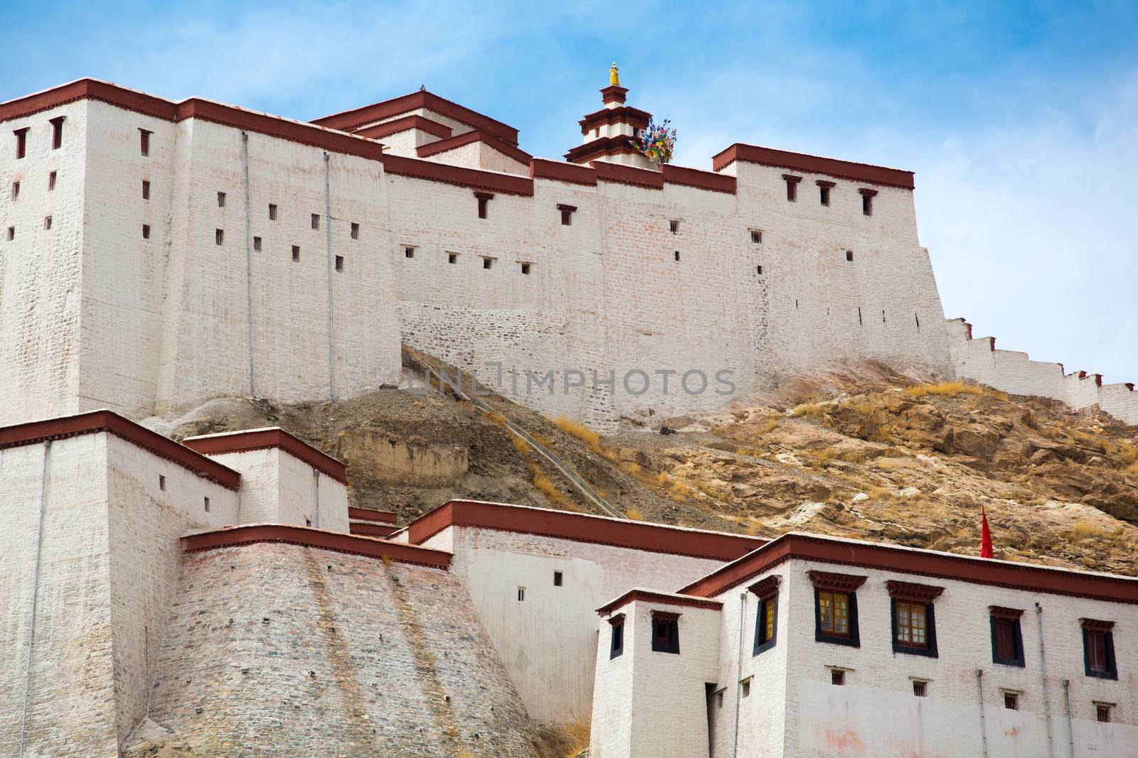Historic home of the Dalai Lama, Lhasa, Tibet. An UNESCO World Heritage site.