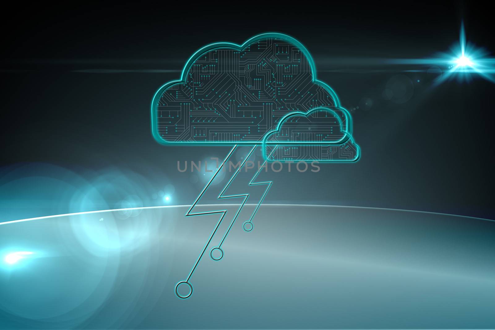 Cloud computing background by Wavebreakmedia