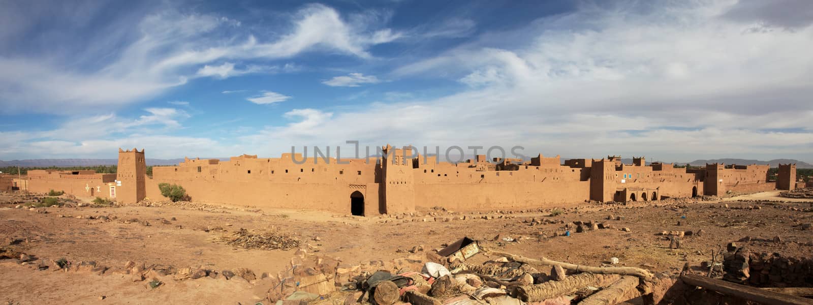 Panorama of Moroccan fortress by watchtheworld