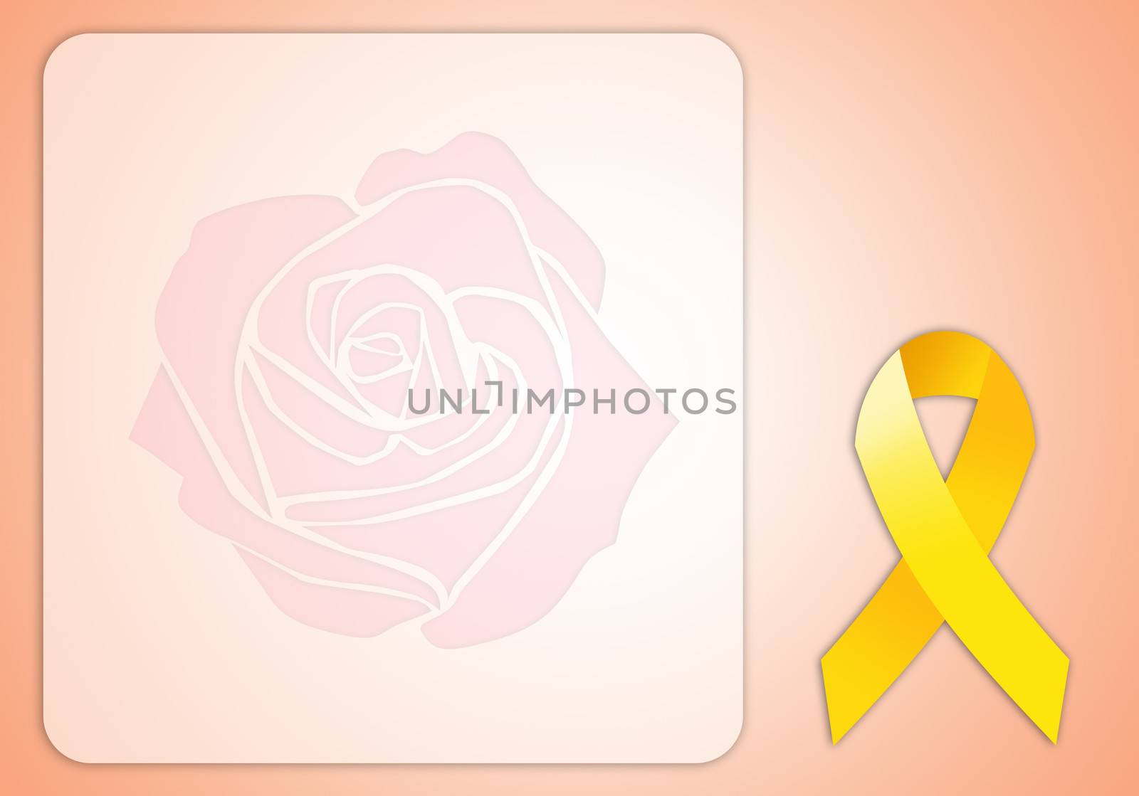 yellow ribbon background by sognolucido