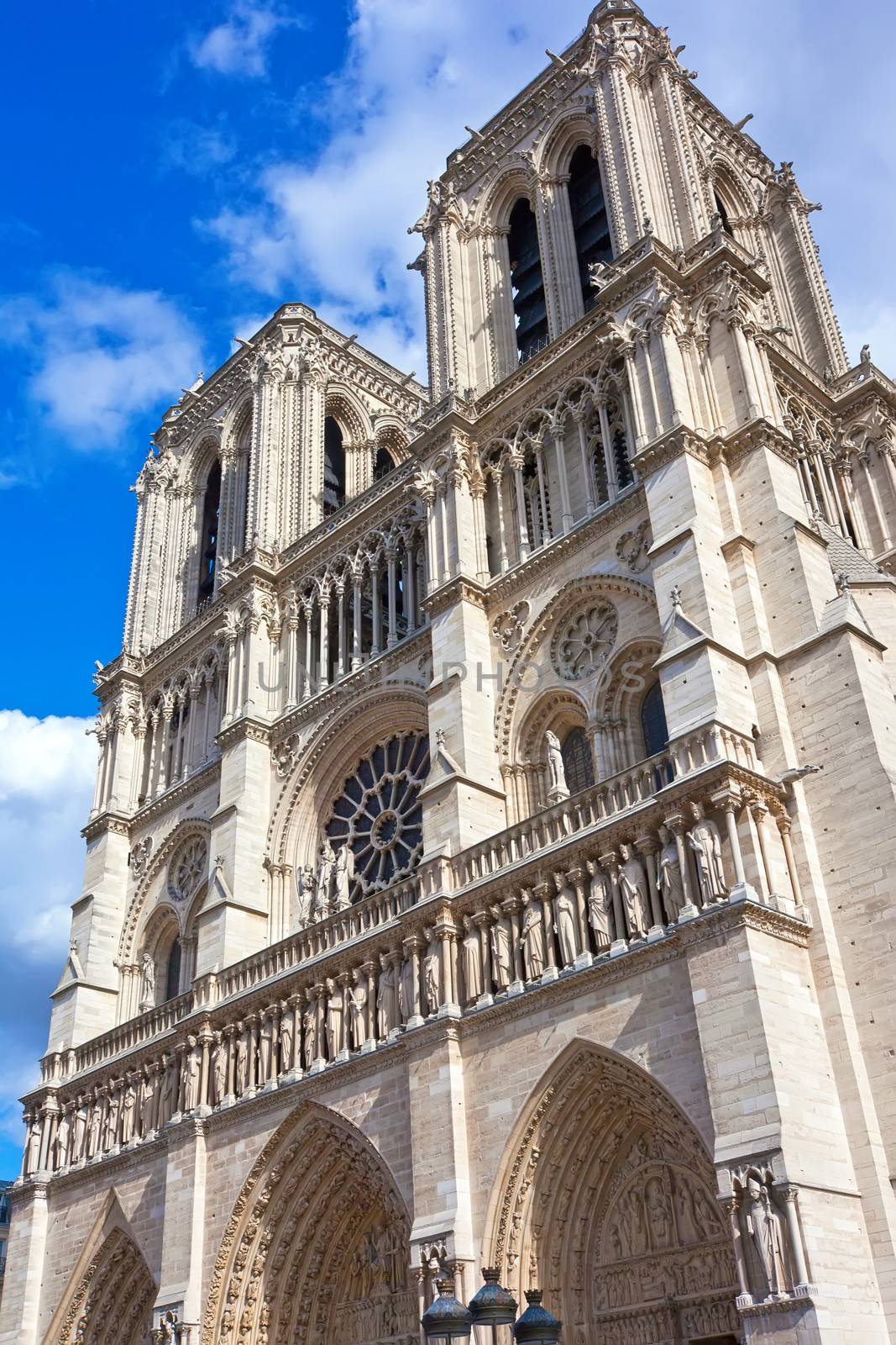Notre Dame de Paris, famous cathedral in France