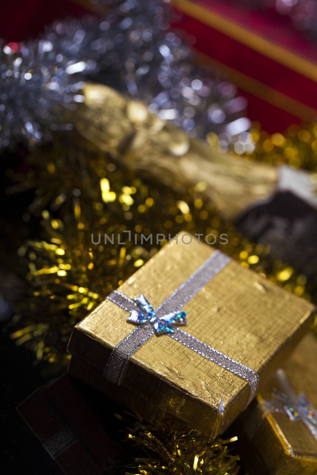Gift Box and Champagne by okanakdeniz
