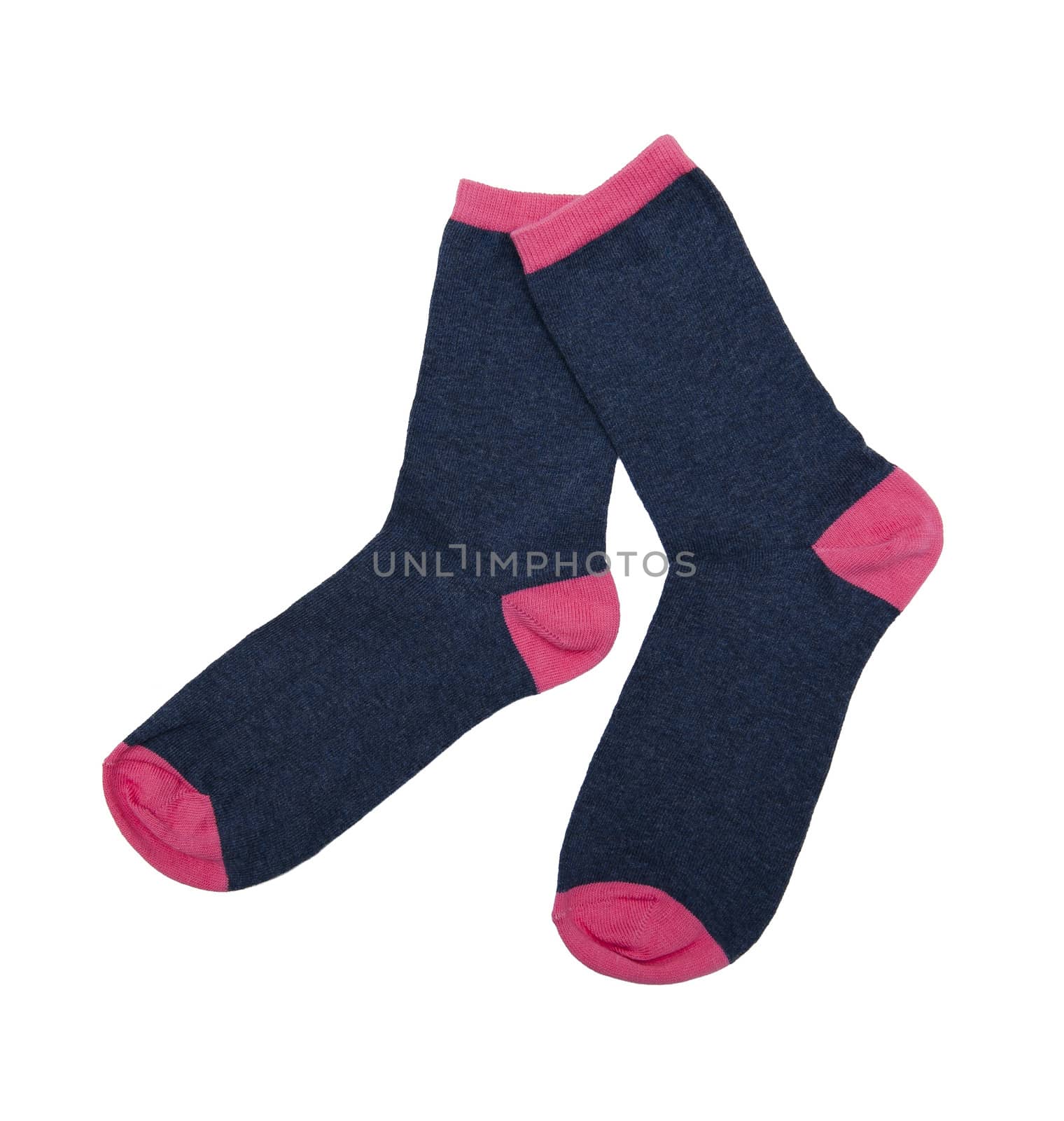 Socks isolated on the white background