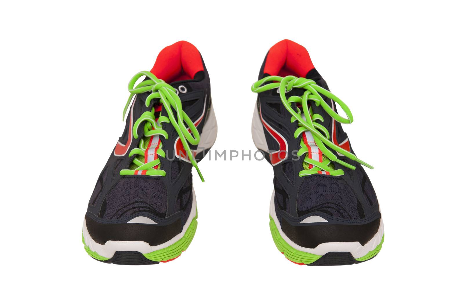 Sport shoes isolated on the white background