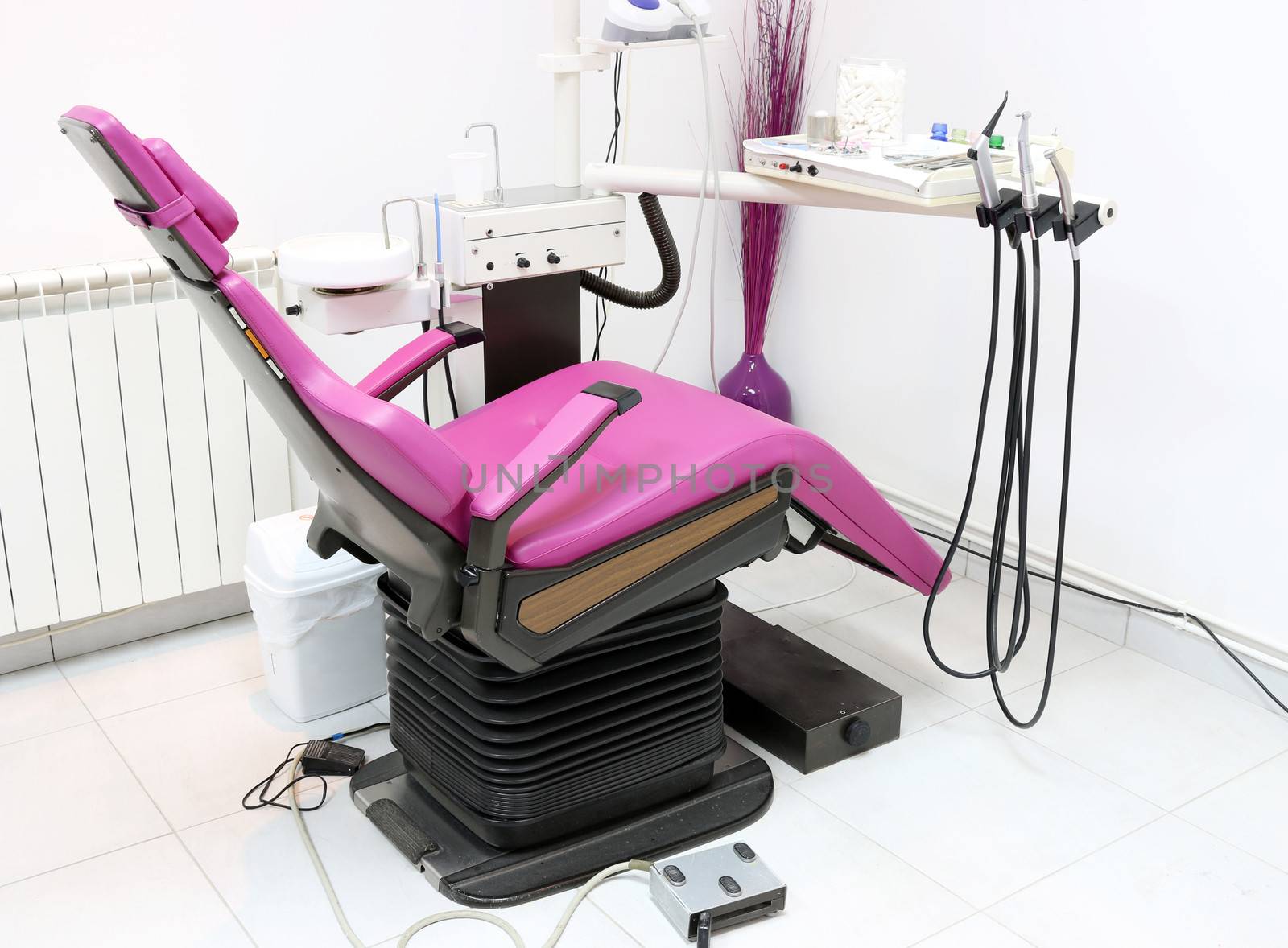 dental office with chair and equipment