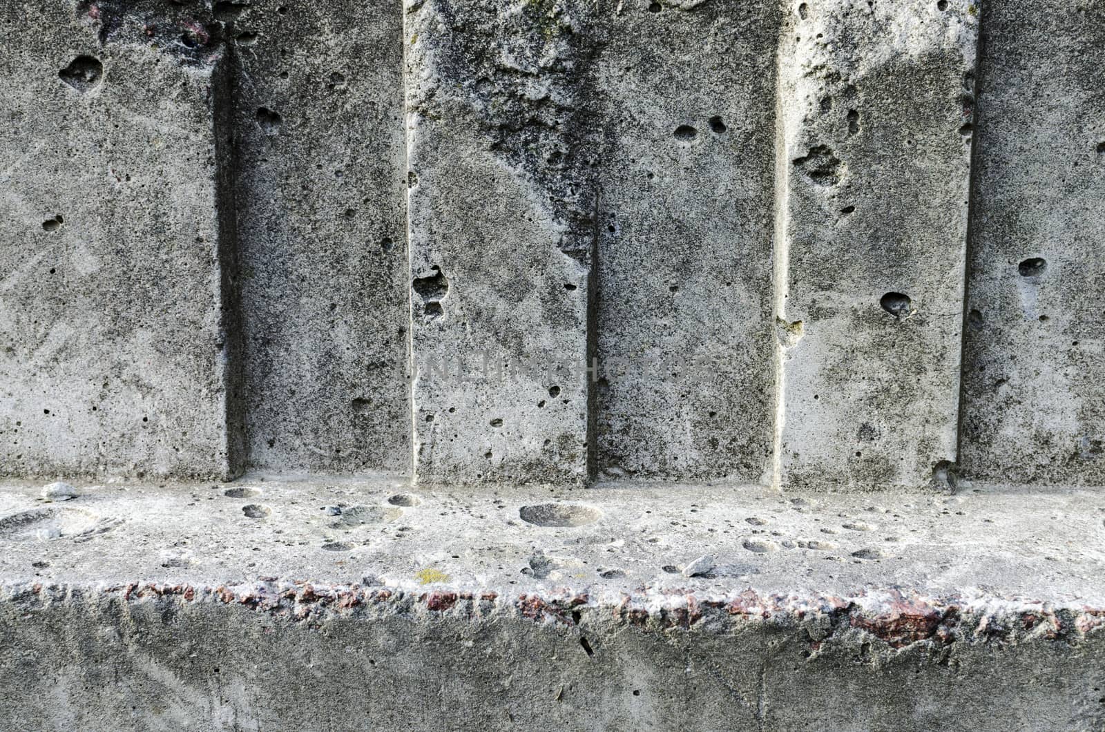 Concrete wall texture close-up