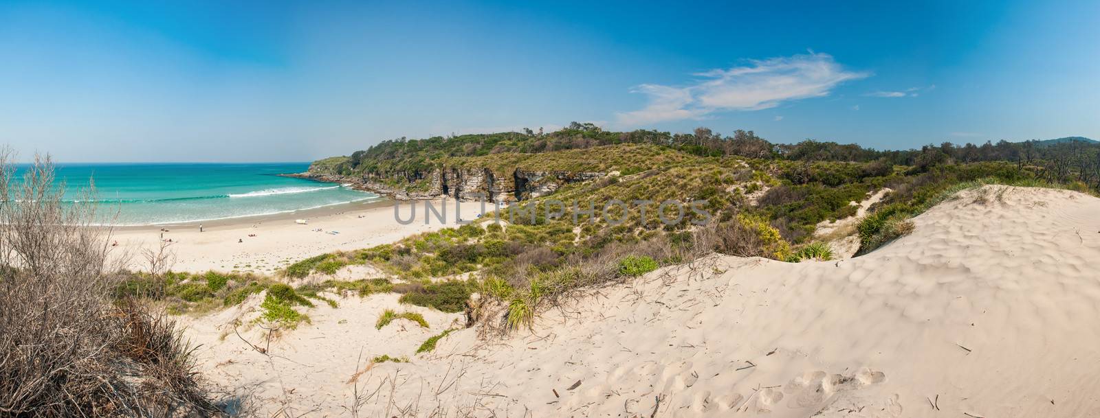 Cave beach is a beautiful beach on the Swansea Peninsula, New South Wales, Australia