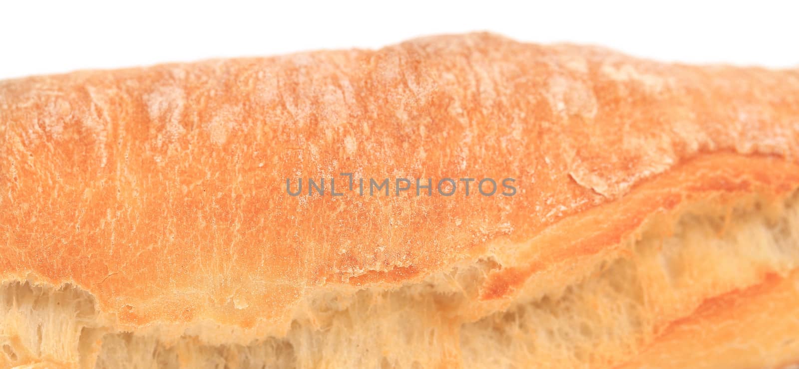 Bread loaf. Close up. Macro. Whole background.
