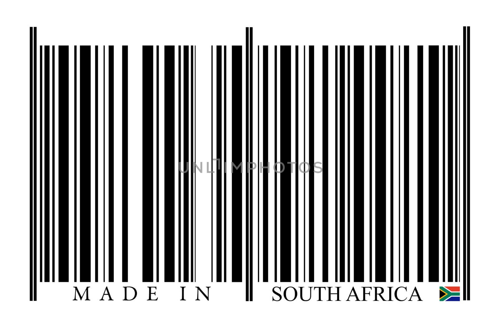 South Africa Barcode by gemenacom