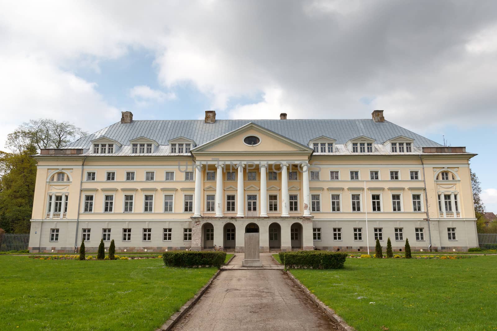 Kazdanga Palace is located in the village Kazdanga Latvia