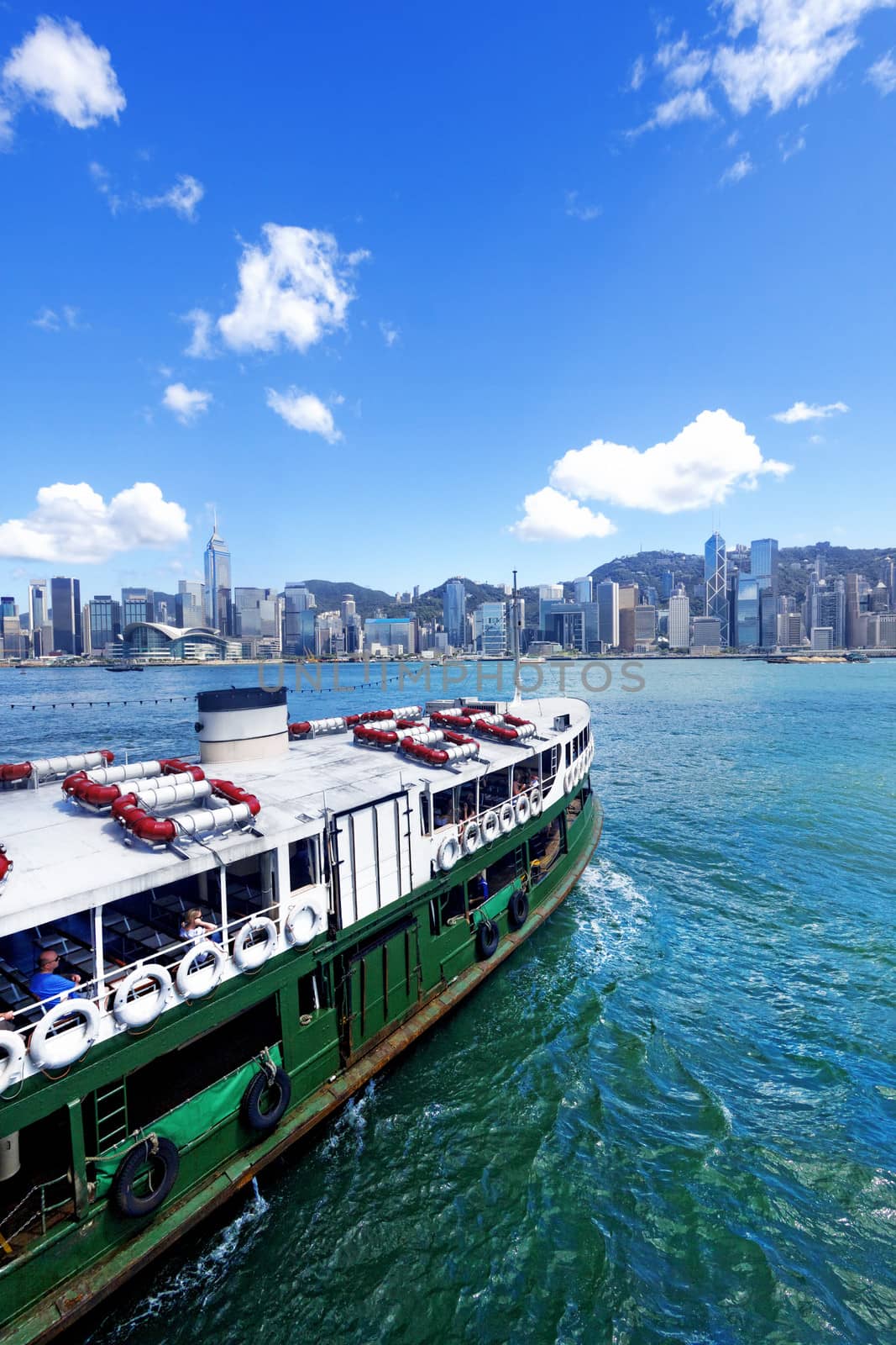 Victoria Harbor of Hong Kong 