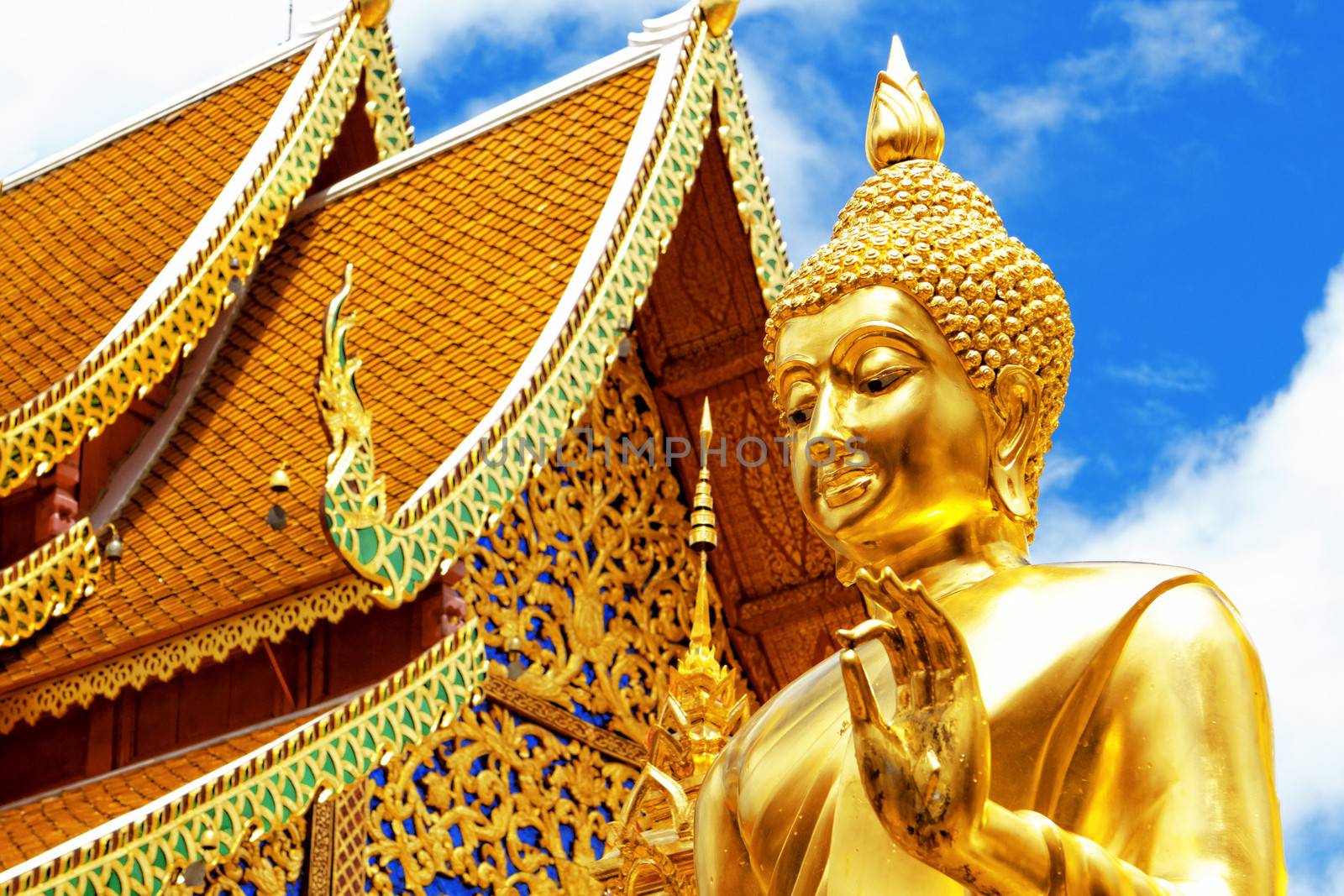 Wat Phra That Doi Suthep is a major tourist destination of Chiang Mai, Thailand. 