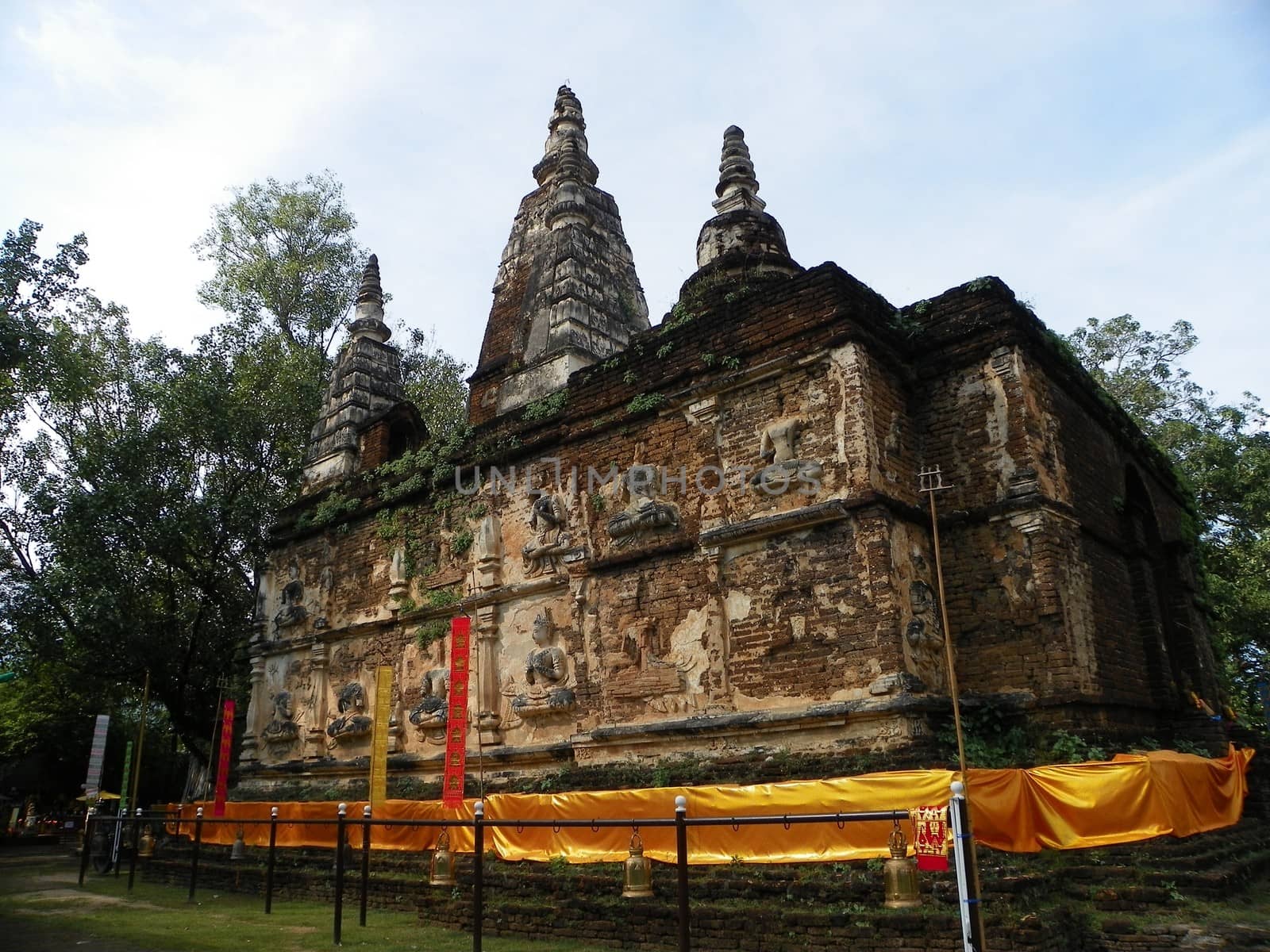 Pagoda in Wat chedyod temple,Chiangmai