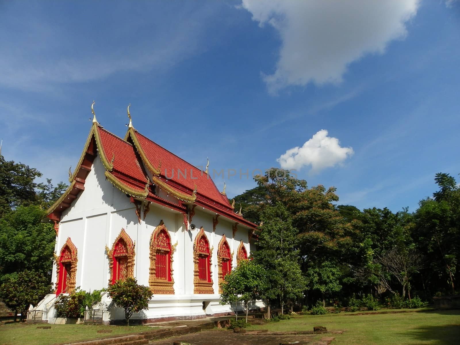 sanctuary in Wat chedyod temple,Chiangmai