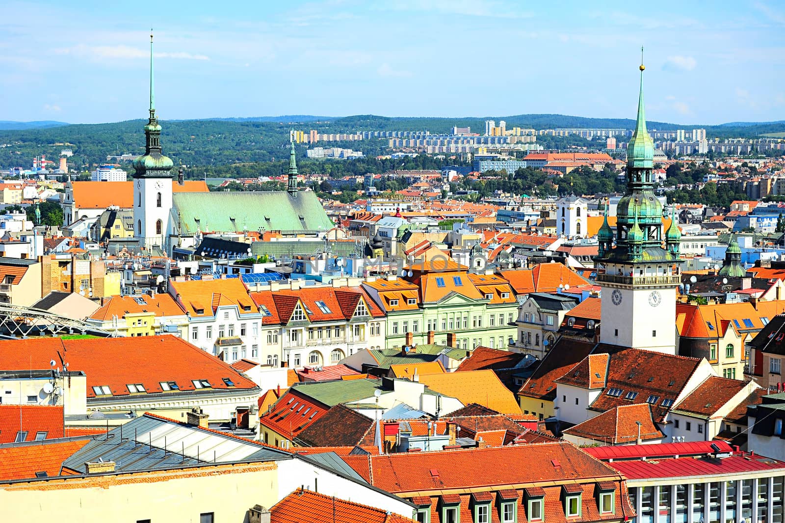 Brno cityscape by joyfull