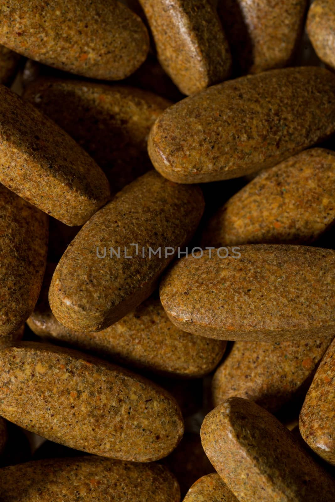 Brown Pills Spread Out by JalePhoto