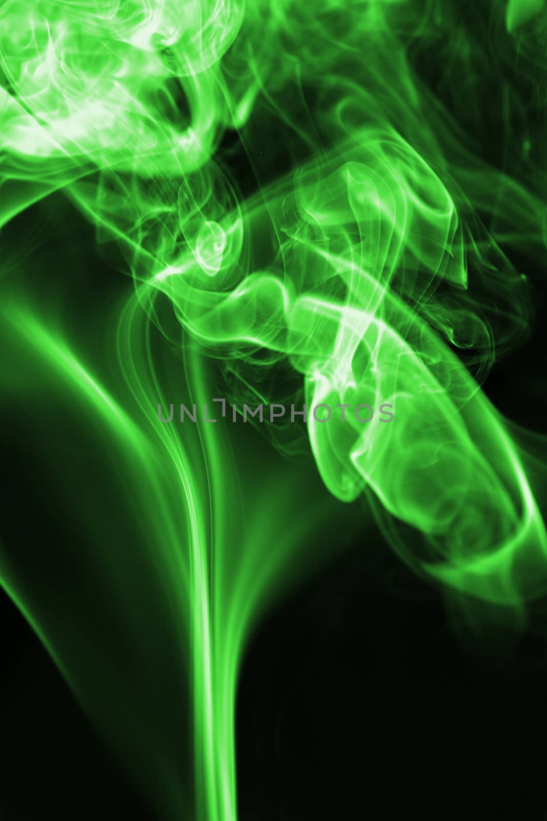 green smoke background