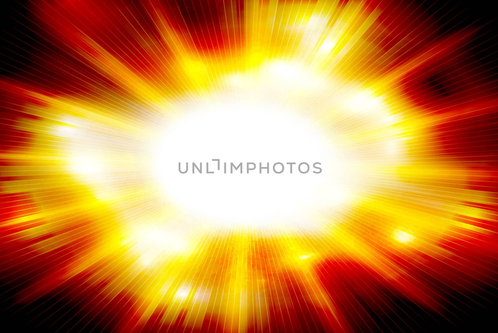 Abstract background with white light in center, concept illustration