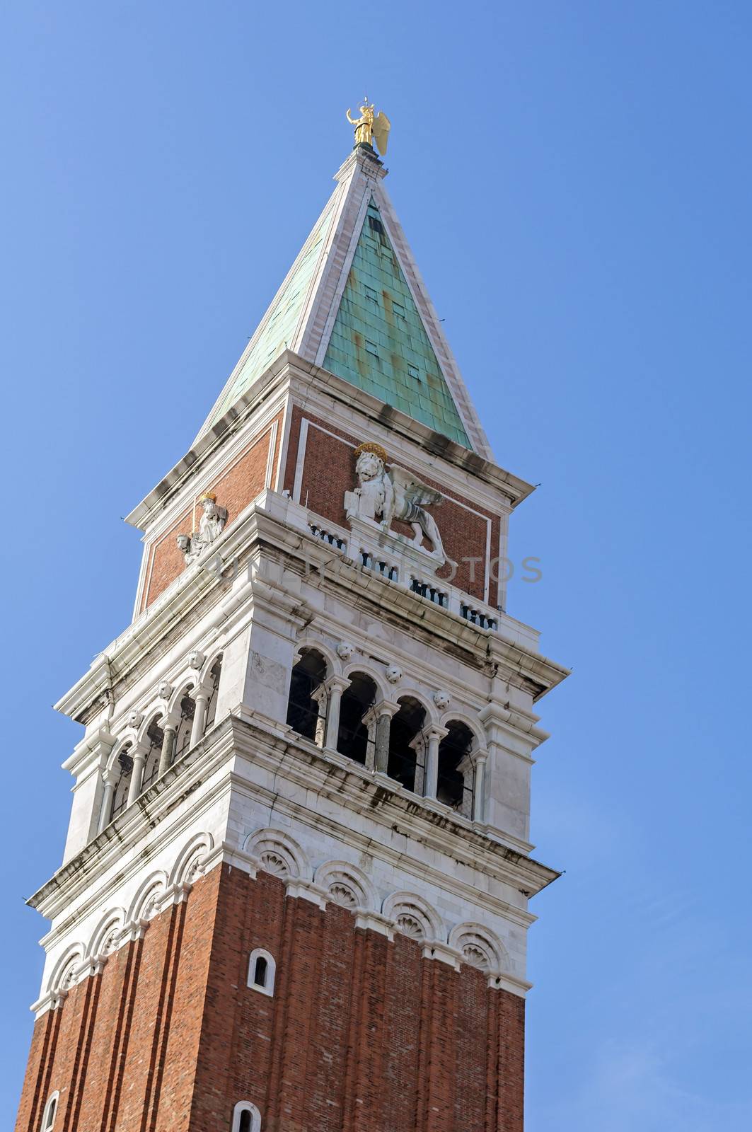 St Mark's Campanile, Campanile di San Marco, bell tower, Venice.