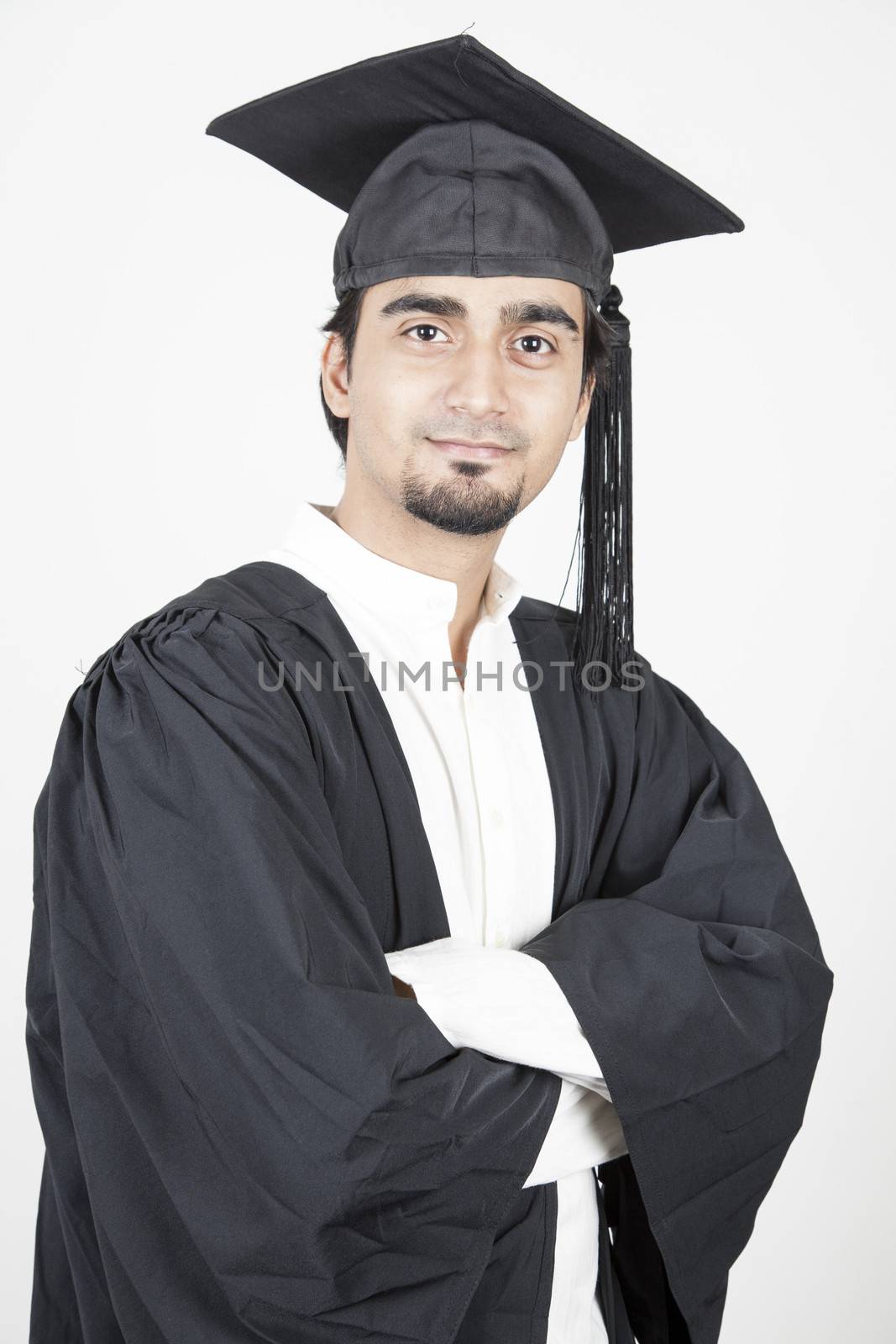 Portrait of a young asian graduate by haiderazim