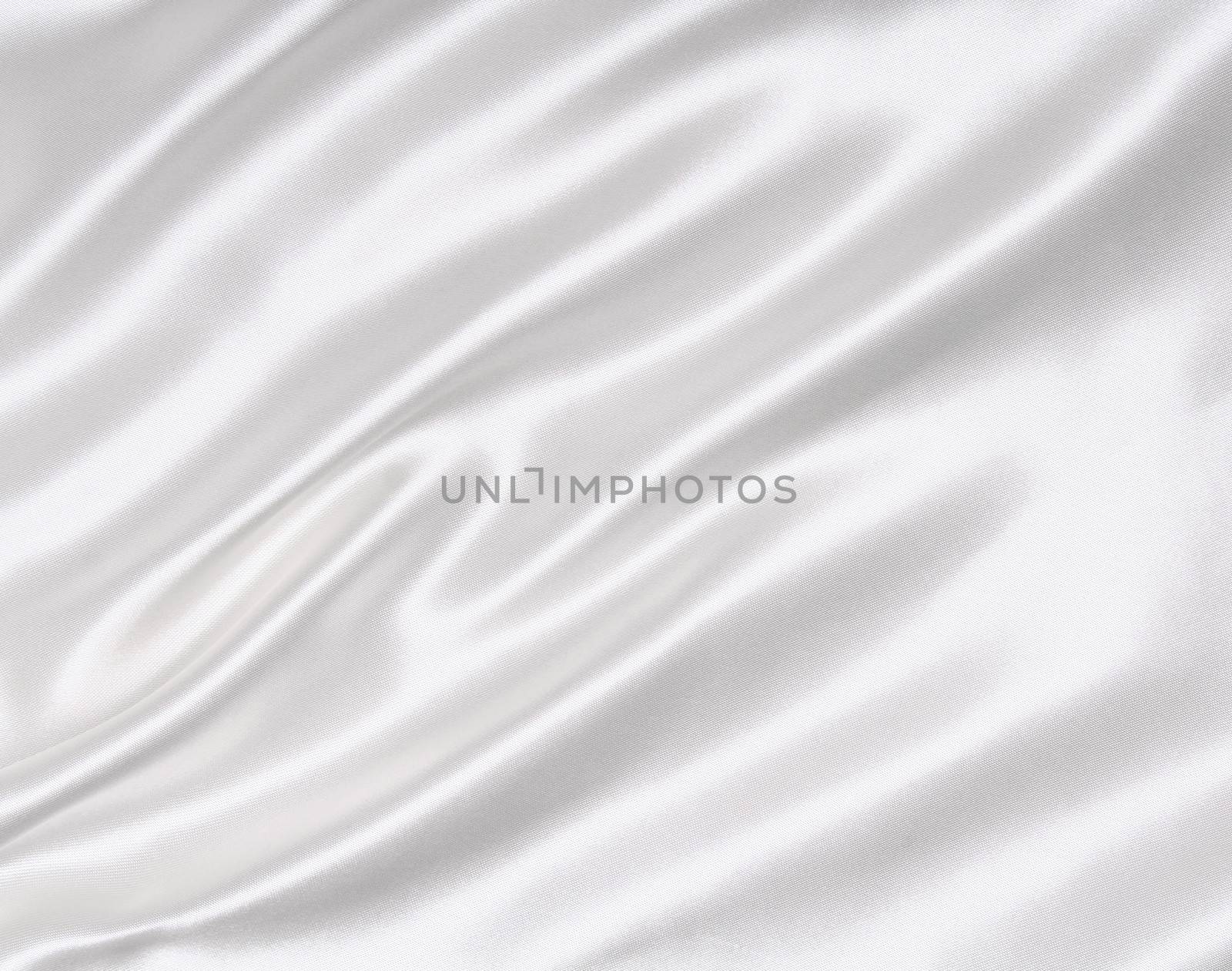 Smooth elegant white silk can use as wedding background 