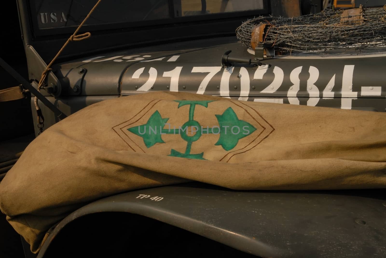  equipment inside a world war two military vehicle