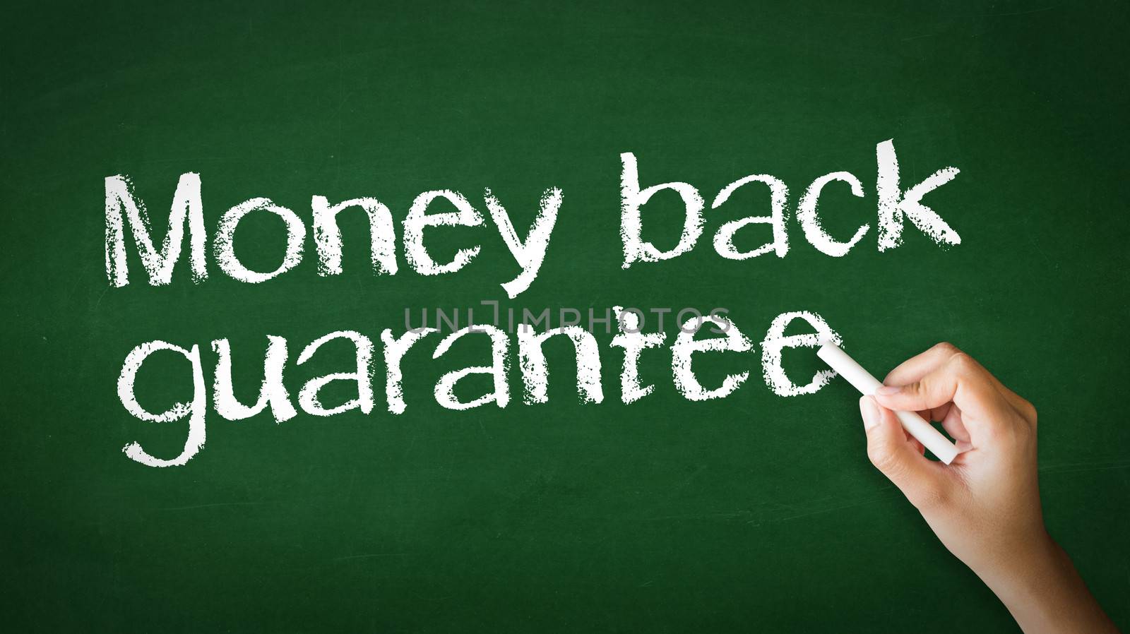 Money Back Guarantee Chalk Illustration by kbuntu