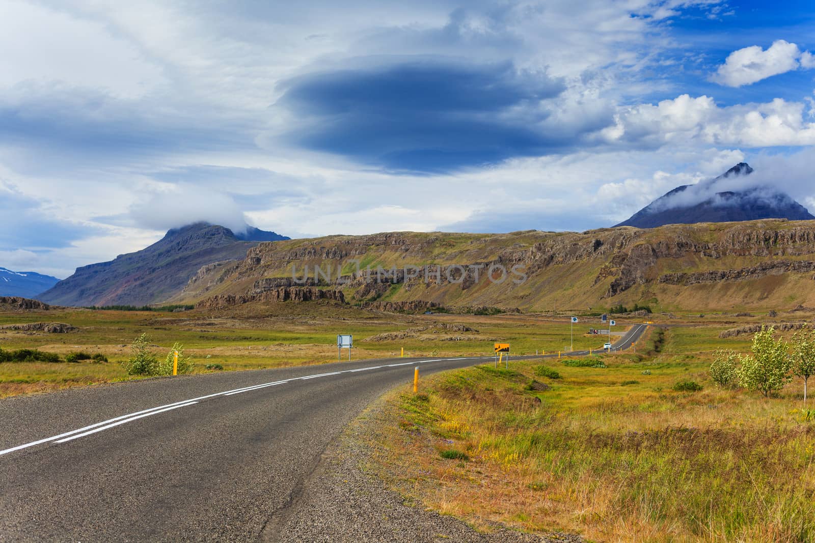 road in iceland. by maxoliki