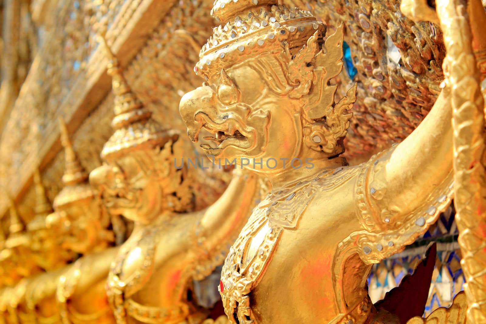 Garuda in Wat Phra Kaew, Grand Palace of Thailand