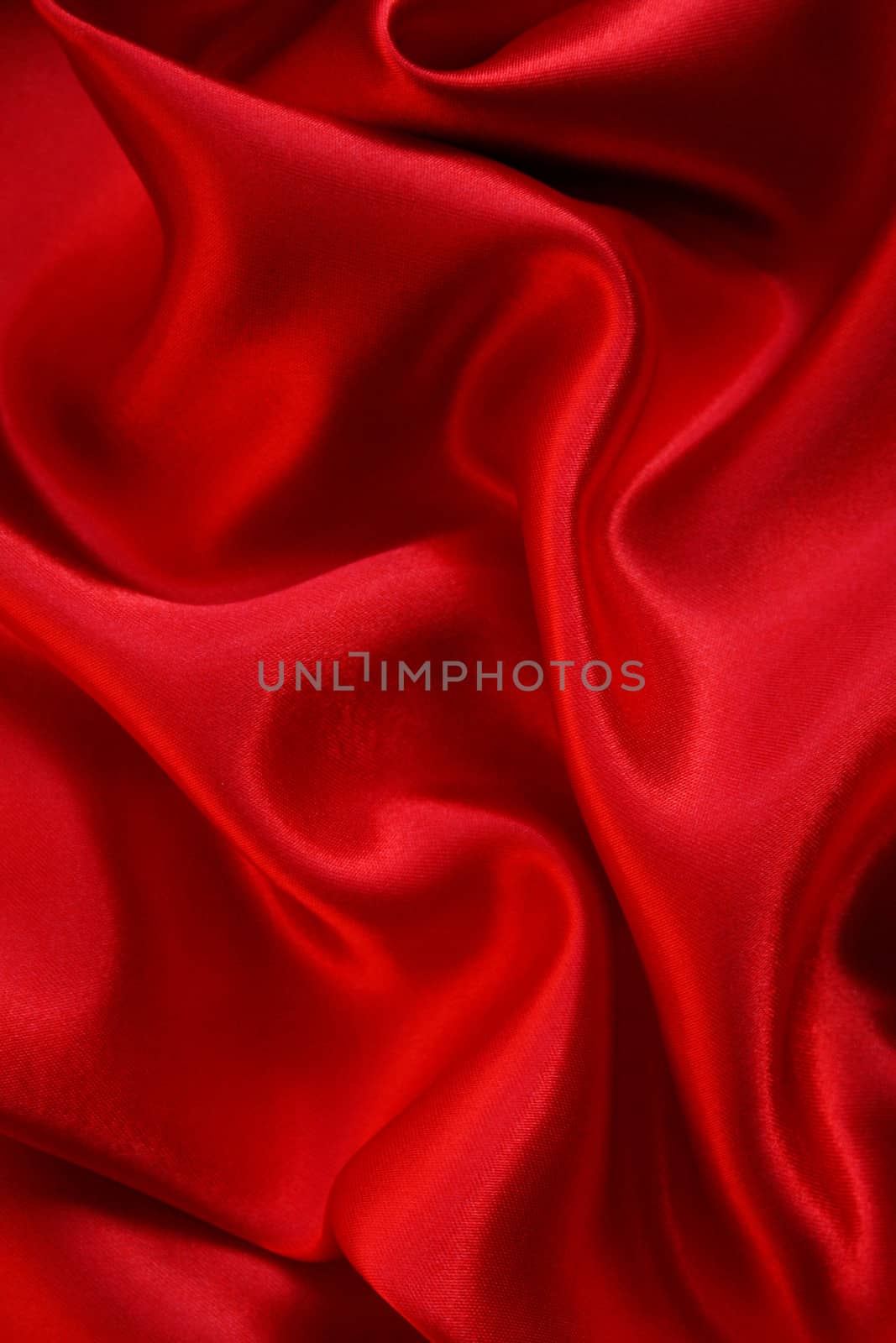 Smooth red silk can use as background