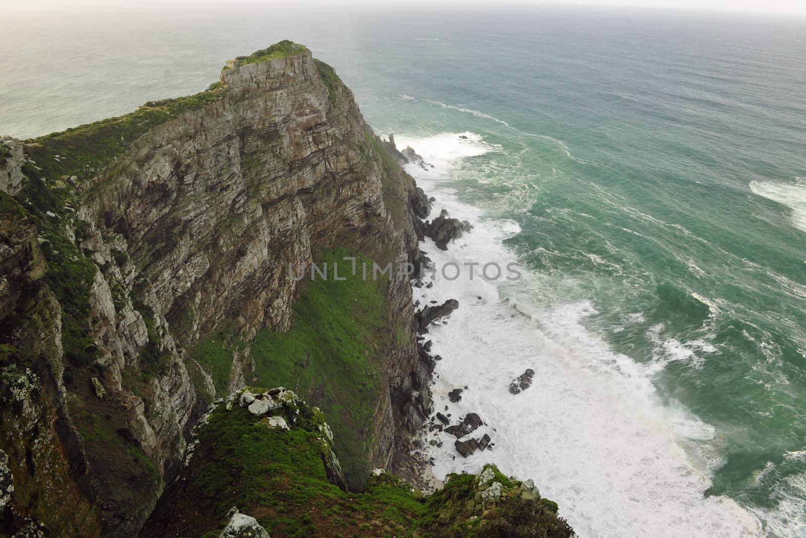 Cape of Good Hope in the foggy morning by SURZ