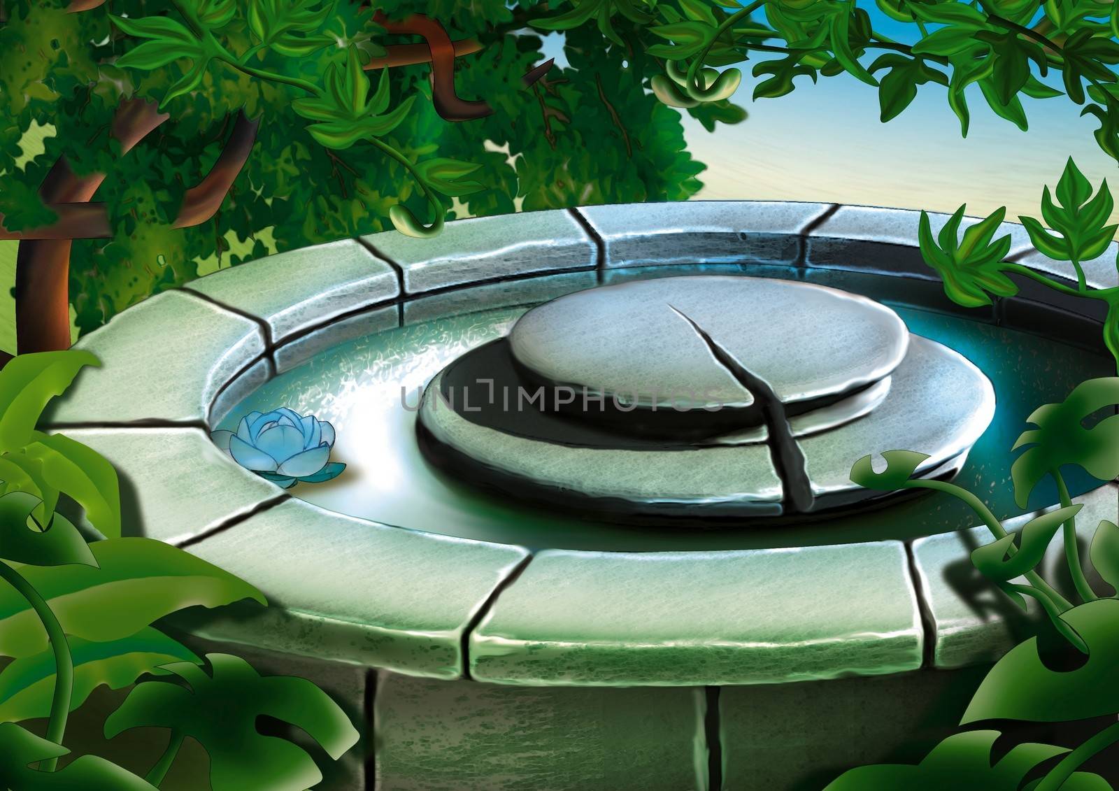 Water Fountain by illustratorCZ