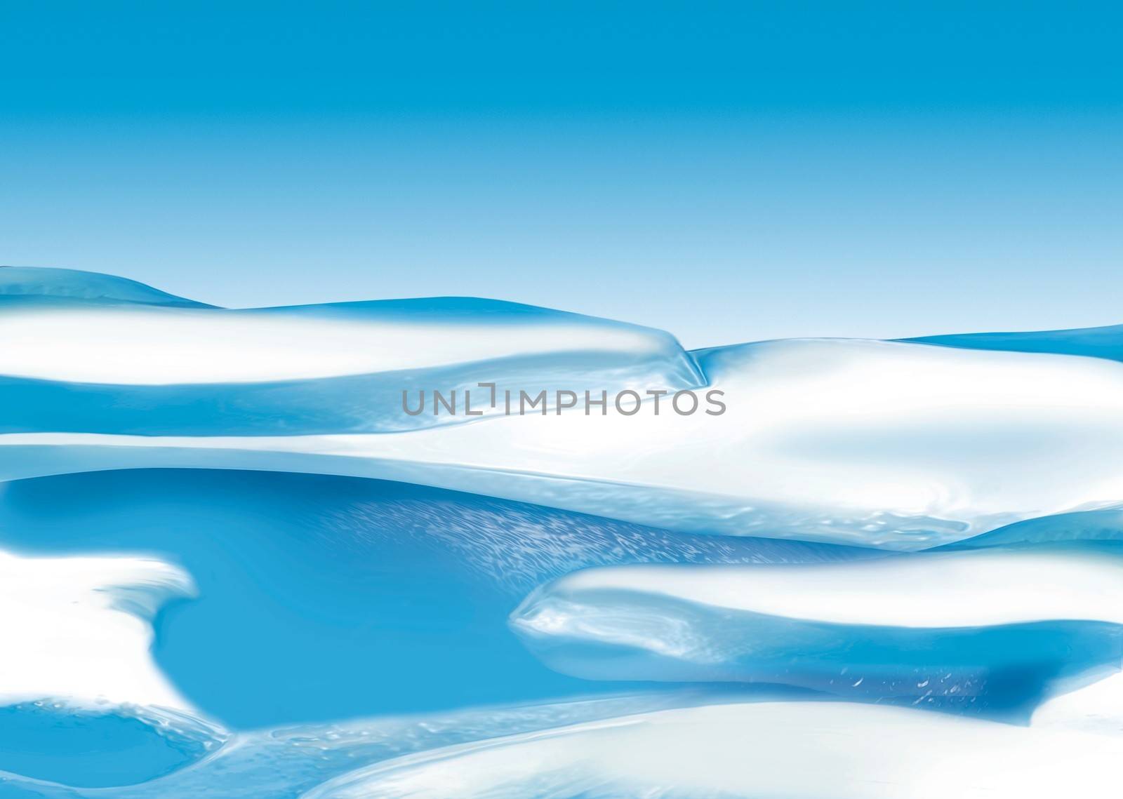 Ice Floe - Background Illustration