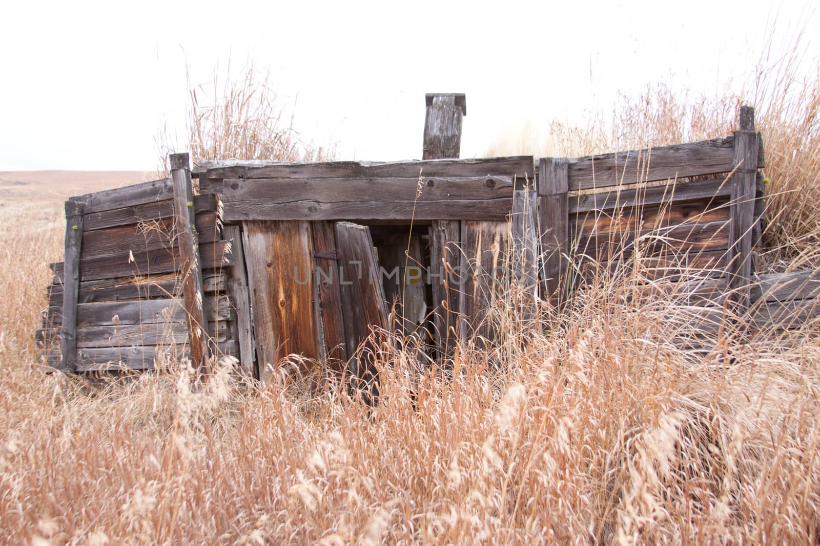 An old homestead/ghost town