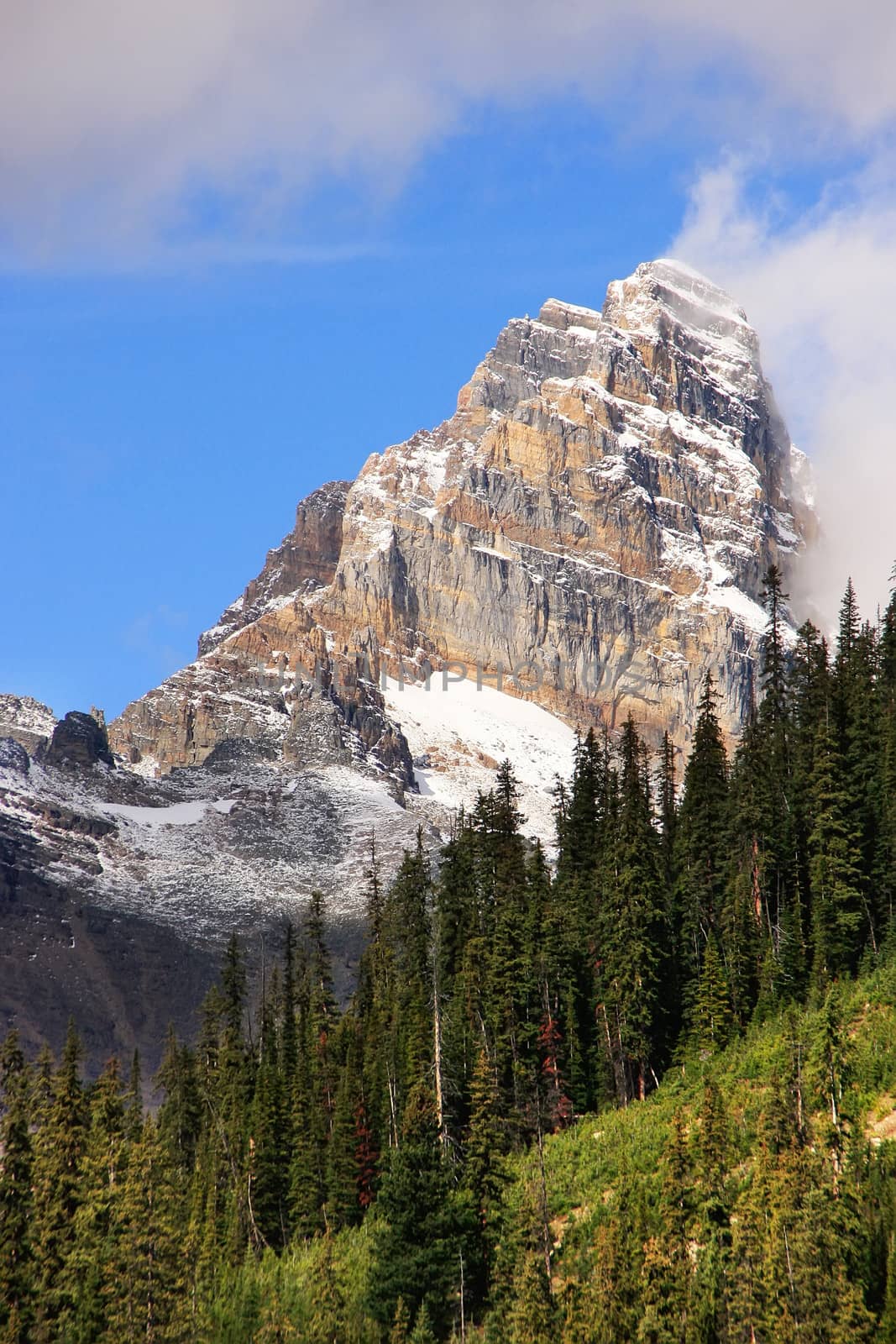 Mountains around Lake O'Hara, Yoho National Park, Canada by donya_nedomam