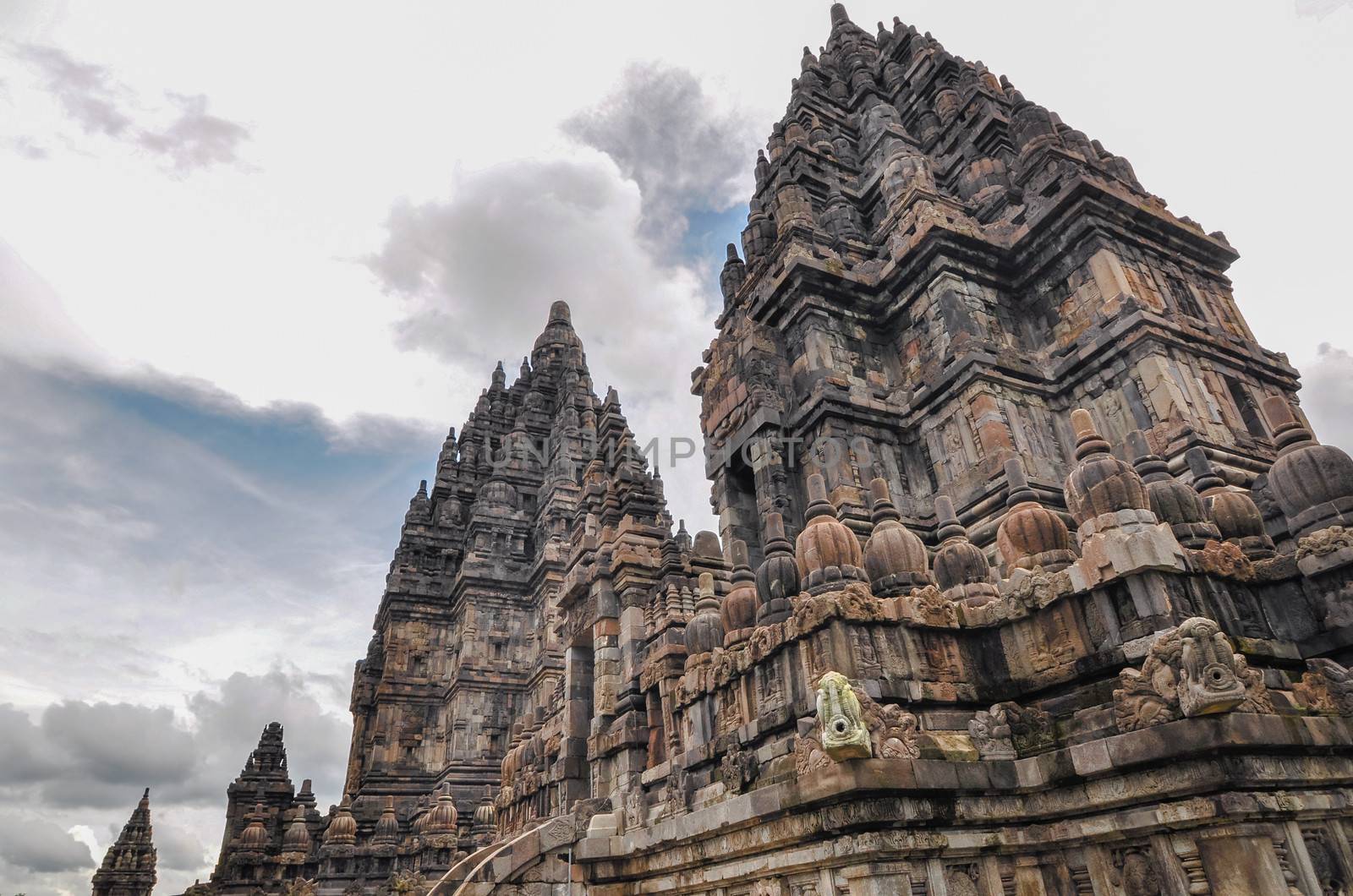 Hindu temple Prombanan complex in Yogjakarta in Java, indonesia