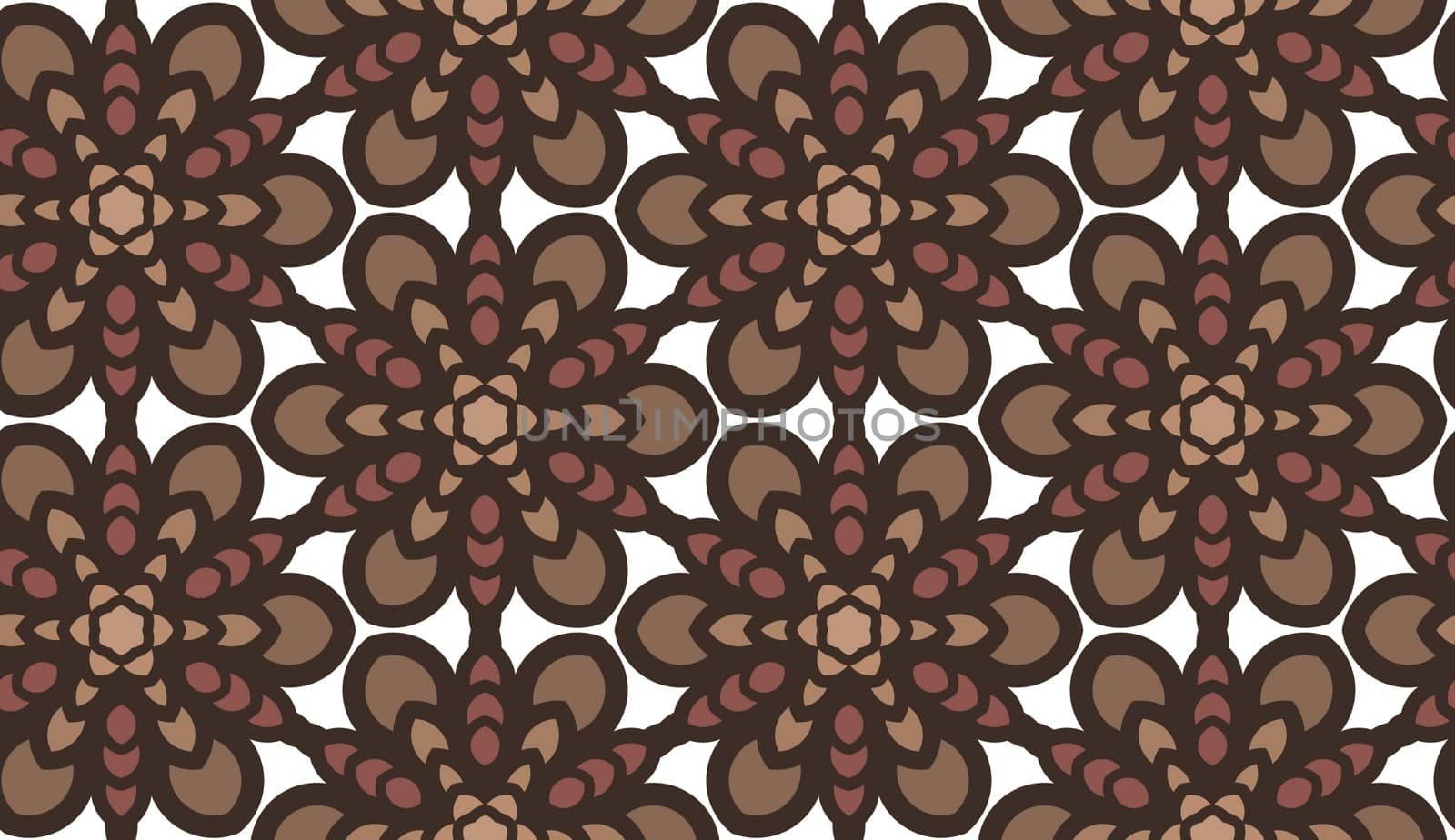 Illustration of a brown and white seamless background
