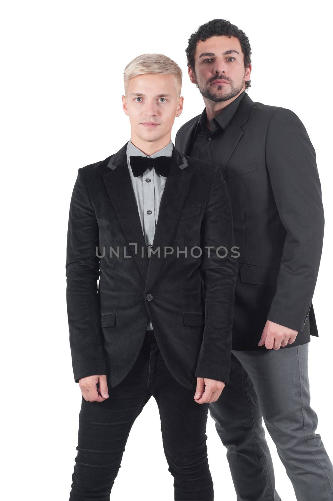 Two young men in jackets by anytka