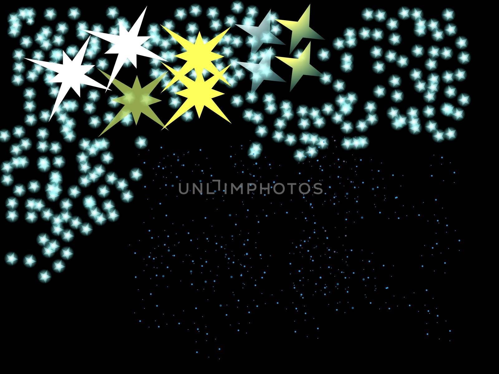 space and stars background by nikky1972