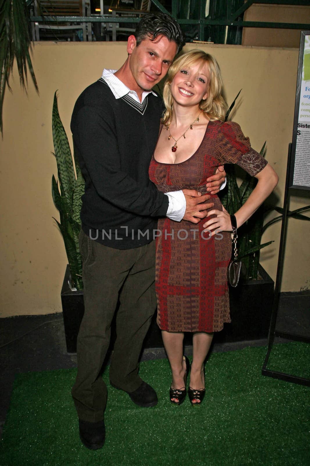 Courtney Peldon and boyfriend at the Launch party for "Starring...!" Fragrances and "Charmed" Jewelry, benefitting Tree People. Whole Foods Lifestyle Store, Los Angeles, CA. 04-21-08
