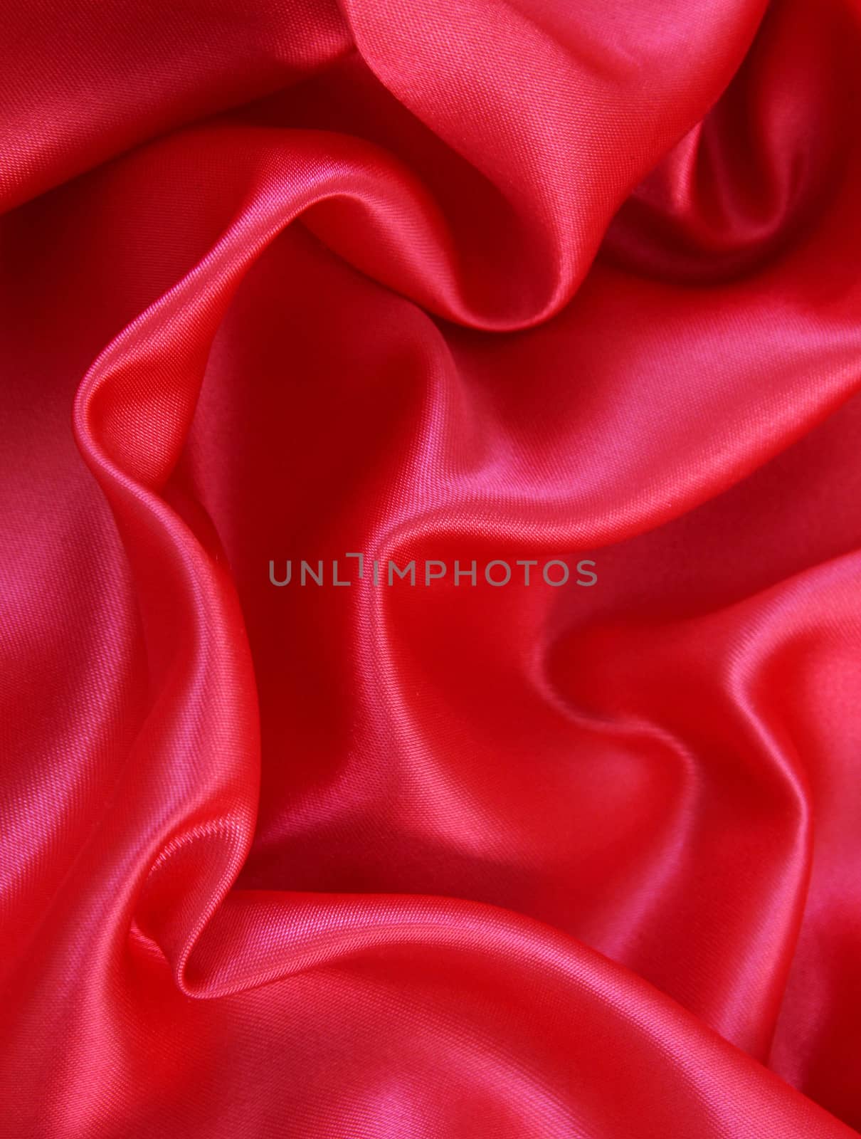 Smooth elegant red silk can use as background 