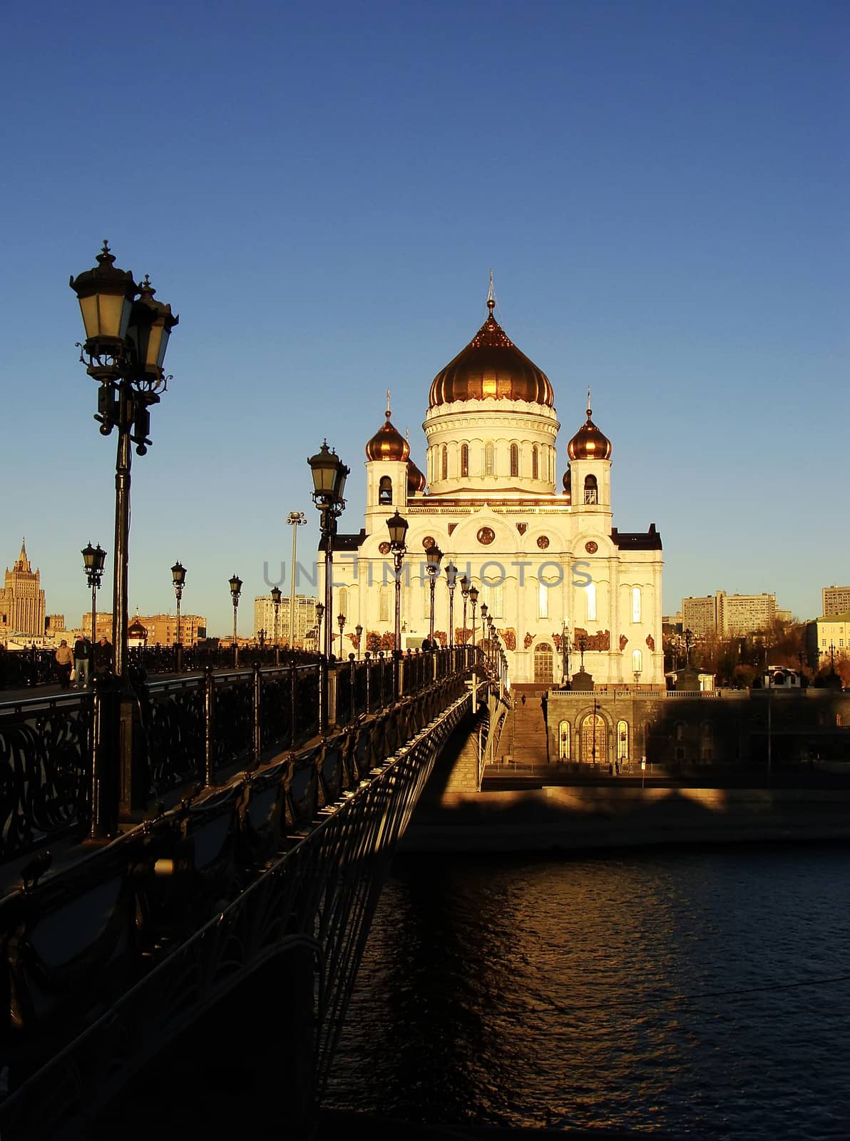 Cathedral of Christ the Saviour in early morning, Moscow, Russia by donya_nedomam